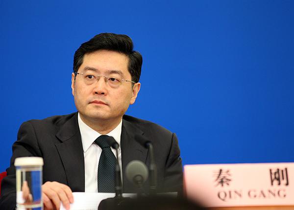 Qin Gang served as assistant minister of the Ministry of Foreign Affairs and served as spokesman of the Ministry of Foreign Affairs twice.